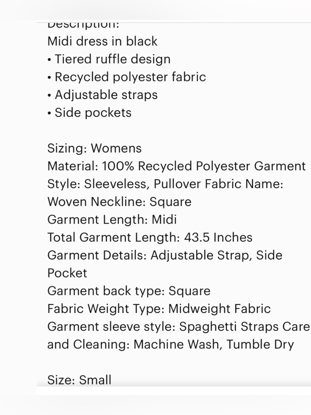 Kate Spade X 🎯Black Tiered Satin teired Spaghetti Strap Maxi Dress - Picture 6 of 6